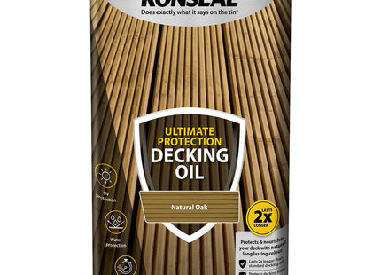 Ronseal Ultimate Protection Decking Oil Natural Oak 5 Litre