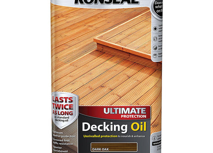 Ronseal Ultimate Decking Oil 5 Litre Dark Oak [37295]