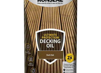 Ronseal Ultimate Decking Oil 5 Litre Dark Oak [37295]