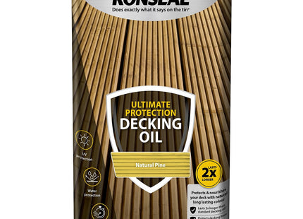 Ronseal 5 Litre Ultimate Protection Decking Oil - Natural Pine RSLUDONP5L