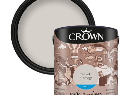Crown Retail Core Emulsion Matt Dash of Nutmeg 2.5 Litre