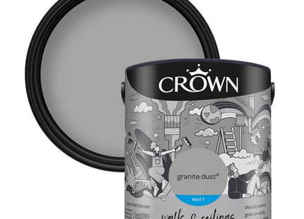 Crown Retail Core Emulsion Matt Granite Dust 2.5 Litre