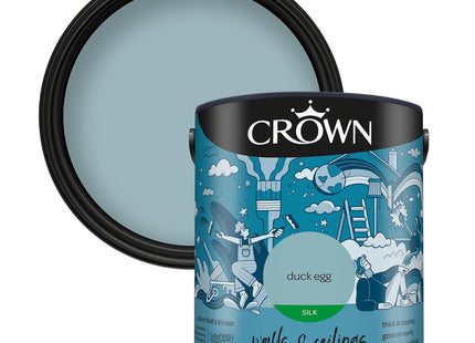 Crown Retail Core Emulsion Silk Duck Egg 2.5 Litre
