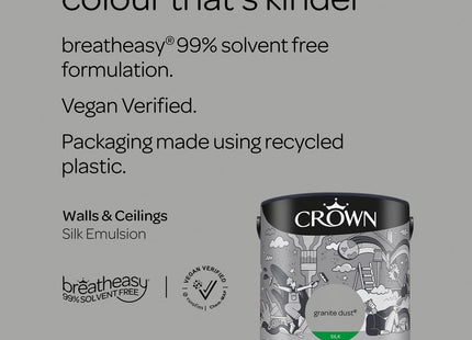 Crown Retail Core Emulsion Silk Granite Dust 2.5 Litre