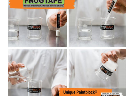Shurtape Frog Tape Orange Gloss & Satin Painters Masking Tape 36mm x 41.1m. Indoor painting and decorating for sharp lines and no paint bleed