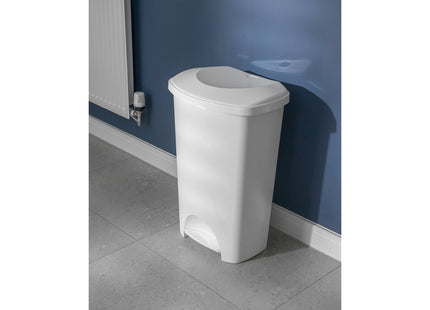 Addis Family Pedal Bin, Linen/Cream, 50 Litre