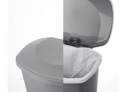 Addis Pedal Bin, Black, 50 Litre