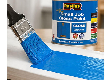 Rustins Small Job Gloss Paint Delphinium 250ml