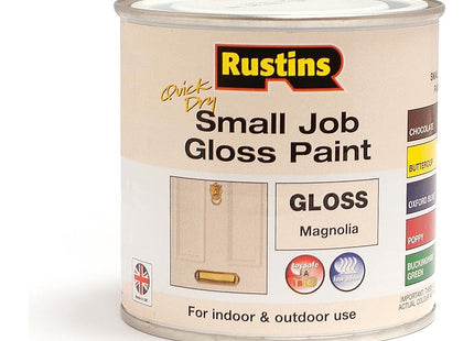Rustins Small Job Gloss Paint Magnolia 250ml