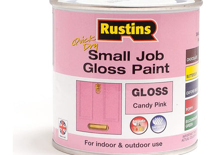 Rustins Small Job Gloss Paint Candy Pink 250ml