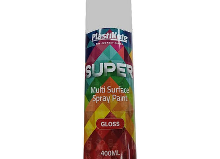 PlastiKote 400ml Super Gloss - White RAL9010