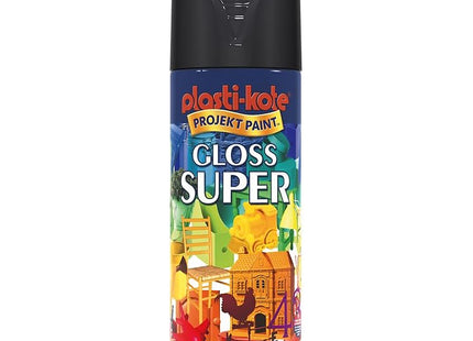 PlastiKote 400ml Super Spray Paint, Gloss Royal Blue