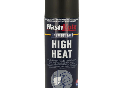 PlastiKote 400ml High Heat - Paint Black HP11