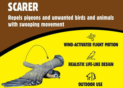 STV The Big Cheese Flying Falcon Decoy Lawns & Outdoor Area Wingspan 21 inches