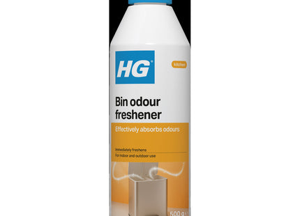 HG Bin Odour Freshener Deodoriser & Odour Remover for Nappy, Wheelie, Kitchen & Compost Caddies 500g