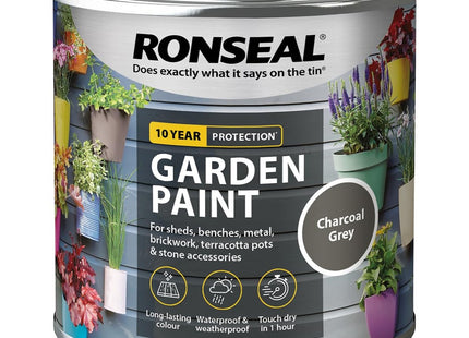Ronseal Garden Paint Charcoal Grey 250ml