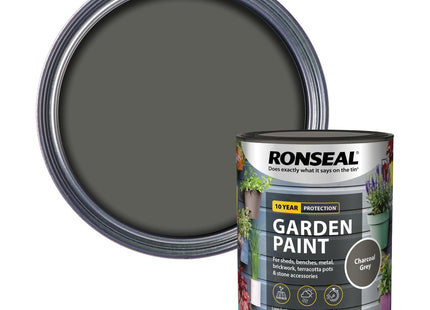 Ronseal Garden Paint Charcoal Grey 750ml [38263]