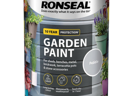 Ronseal Garden Paint, Pebble, 750ml RSLGPP750