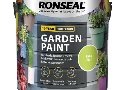 Ronseal Garden Paint Lime Zest 2.5 Litre [38512]