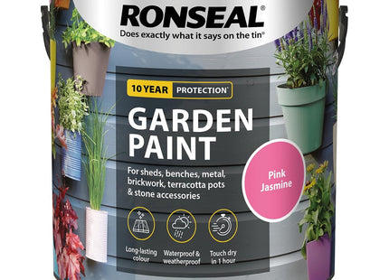 Ronseal Garden Paint Pink Jasmine 2.5 Litre [38513]