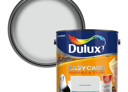 Dulux Easycare Washable & Tough Matt Emulsion Paint - Cornflower White - 2.5 Litre
