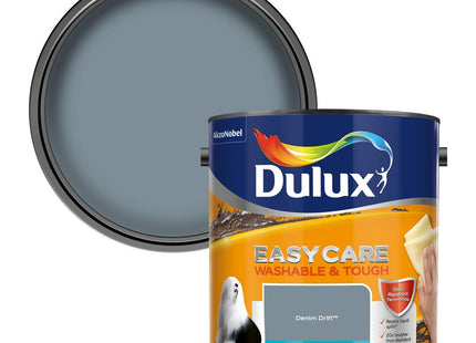 Dulux Easycare Washable & Tough Matt Emulsion Paint - Denim Drift - 2.5 Litre