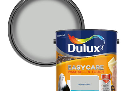 Dulux Easycare Washable & Tough Matt Emulsion Paint For Walls And Ceilings - Goose Down 2.5 Litre 403201