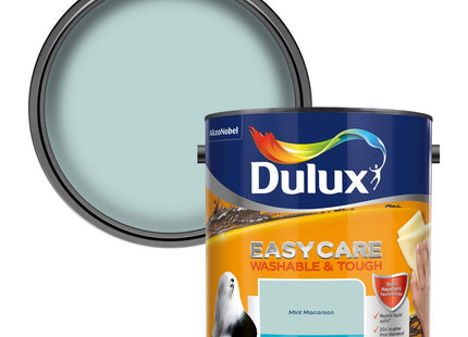 Dulux Easycare Washable & Tough Matt Emulsion Paint For Walls And Ceilings - Mint Macaroon 2.5 Litre 403201