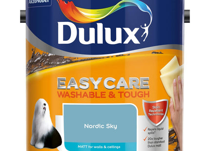 Dulux Easycare Washable & Tough Matt Emulsion Paint - Nordic Sky - 2.5 Litre