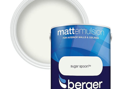 Berger 2.5 Litre Matt Emulsion Sugar Spoon