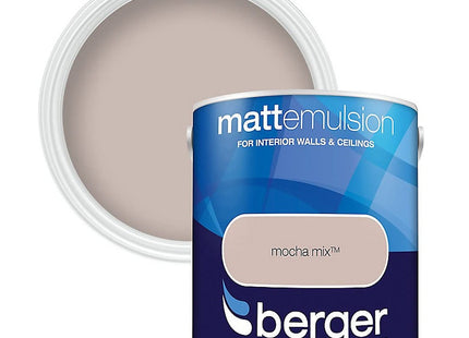 Berger 2.5 Litre Matt Emulsion Mocha Mix