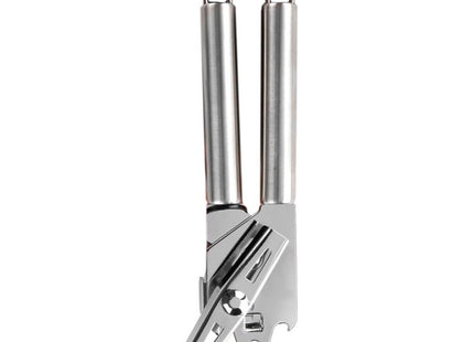 Chef Aid Can Opener, High Grade Stainless Steel Can, Tin, Jar And Bottle Opener, Manual Rotating Blade with Built in Hanging Loops - Dishwasher Safe