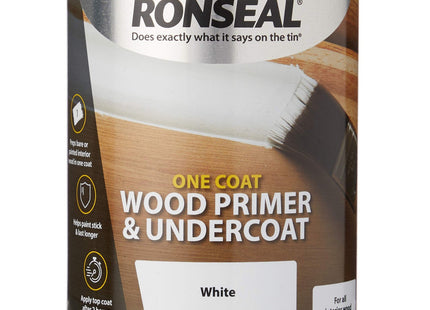 Ronseal One Coat Wood Primer and Undercoat 750ml
