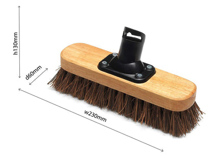 Addis 230mm Deck-Scrub Head, Varnished 513872