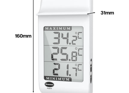 Brannan Digital Max Min Greenhouse Thermometer