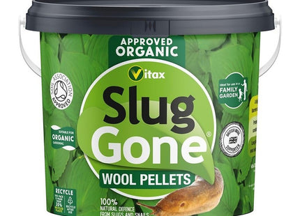 Vitax Ltd Slug Gone Natural Wool Barrier Pellets, 5 Litre