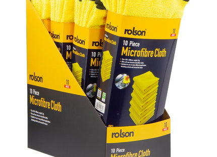 Rolson 42985 10 pc Micro Fibre Cloth