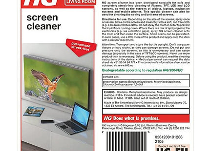 HG screen cleaner 0.125 Litre