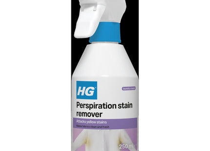 HG Perspiration Stain Remover Removes Sweat Marks from Clothing 250ml