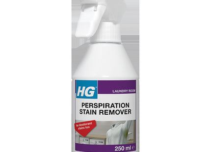 HG Perspiration Stain Remover Removes Sweat Marks from Clothing 250ml