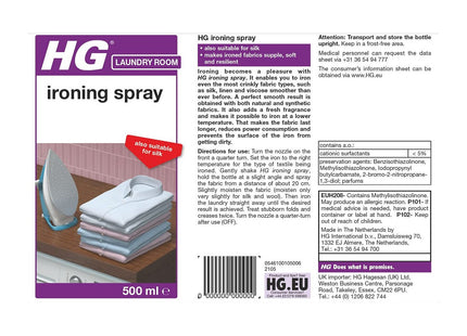 HG Ironing Spray 500ml 461050106