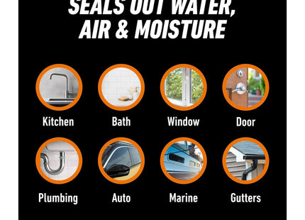 Gorilla Glue All Conditions Sealant Silicone Clear 295ml 1144111