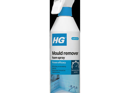 HG Mould Remover Foam Spray, Black Mould & Mildew Cleaner, Removes Stains - 500ml