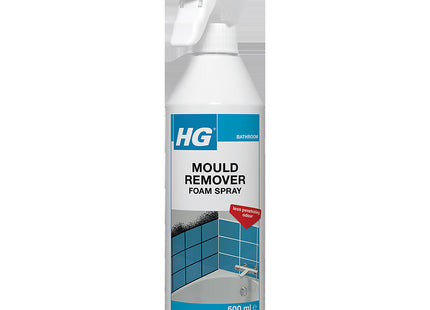 HG Mould Remover Foam Spray, Black Mould & Mildew Cleaner, Removes Stains - 500ml