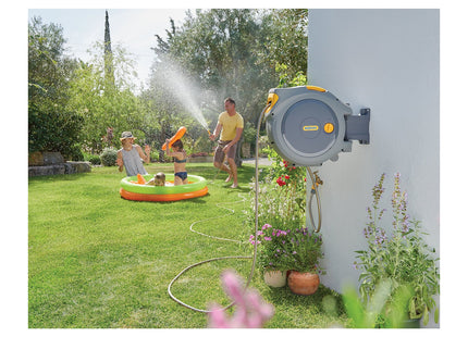 Hozelock Auto Reel 30m wall-mounted hose reel: Easy to Install, 5 Year Guarantee* [2403 0000]
