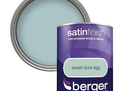 Berger Satin Sheen Sweet Duck Egg 750ml