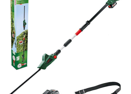 Bosch Cordless Telescopic Hedge Trimmer UniversalHedgePole 18 (1 battery, 18 Volt system, in carton packaging)