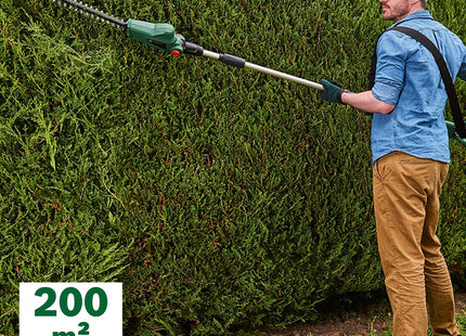 Bosch Cordless Telescopic Hedge Trimmer UniversalHedgePole 18 (1 battery, 18 Volt system, in carton packaging)