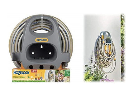 Hozelock Starter Wall Hose Kit 20 m: Complete Kit with Fittings, Nozzle and 20 m Select Hose, Ready for Use [2364 0000]