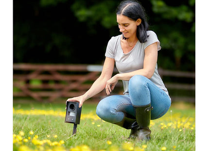 STV The Big Cheese Mega-Sonic Fox Repeller, Weatherproof Design for Year-Round Use